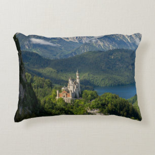 Neuschwanstein Castle Southern Bavaria Germany  Decorative Cushion