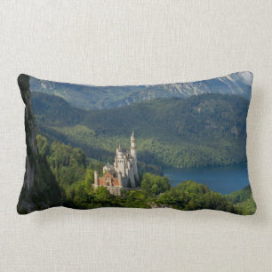 Neuschwanstein Castle Southern Bavaria Germany Lumbar Cushion