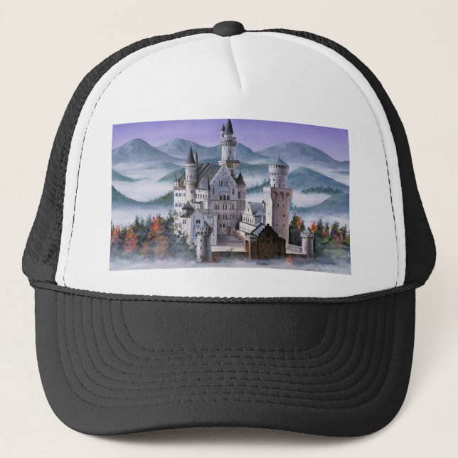 Neuschwanstein Castle Trucker Hat (Front)