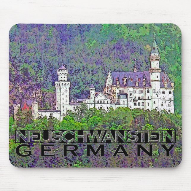 Neuschwanstein Mouse Pad (Front)
