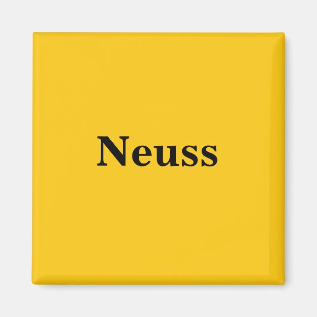 Neuss Magnet Shield Gold Gleb (Front)