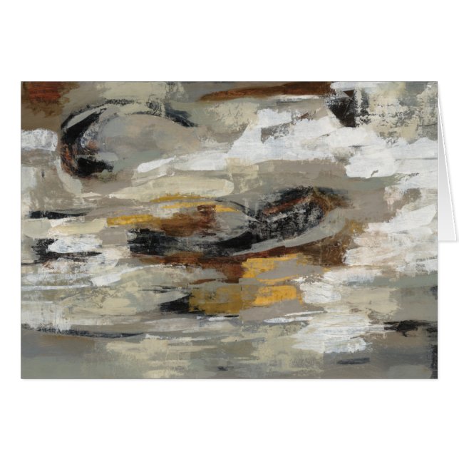 Neutral Abstract Grey Print | Silvia Vassileva (Front Horizontal)