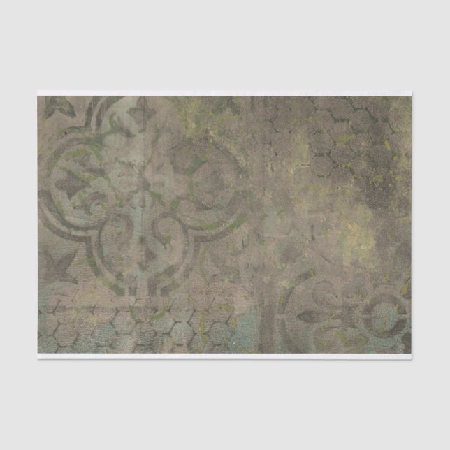 Neutral Abstract Texture Tissue Paper (Front)