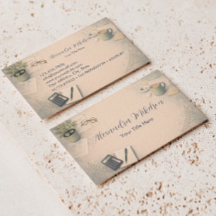 Neutral Accountant Office Branding Business Card