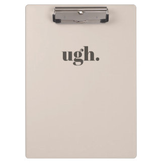 Neutral AestheticMinimal Notebook | Warm Sand Clipboard
