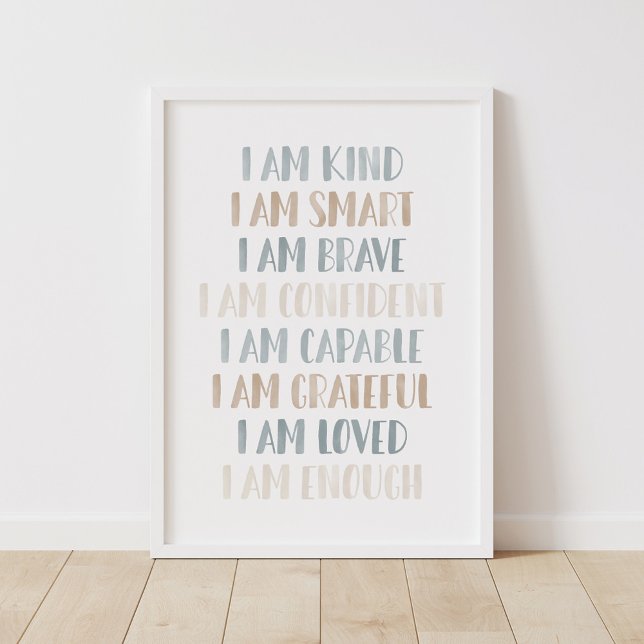 Neutral Affirmations for Kids Nursery Decor (Creator Uploaded)