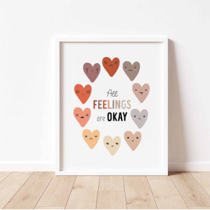 Neutral All feelings are OK poster