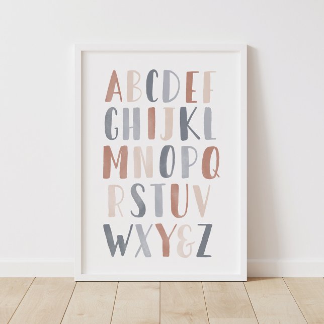 Neutral Alphabet Boho Kids Room Decor (Creator Uploaded)