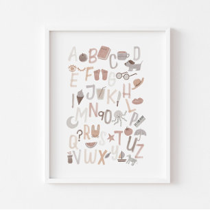 Neutral Alphabet English poster