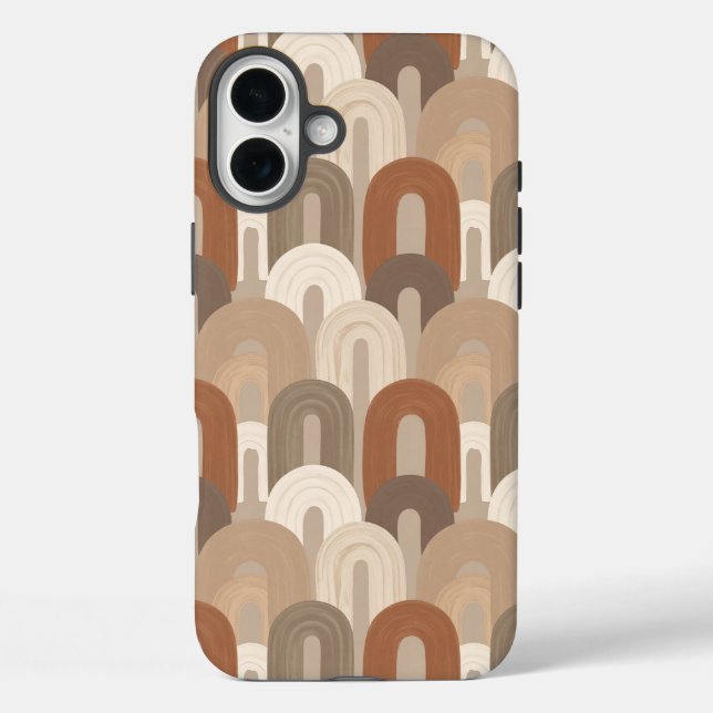 Neutral Arch Abstract Pattern Case-Mate iPhone Case (Back)