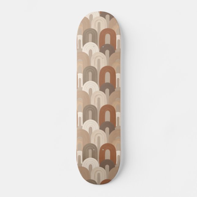 Neutral Arch Abstract Pattern Skateboard (Front)