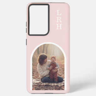 Neutral Arch Frame Photo Monogram   Samsung Galaxy Case