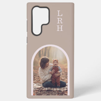 Neutral Arch Frame Photo Monogram   Samsung Galaxy Case