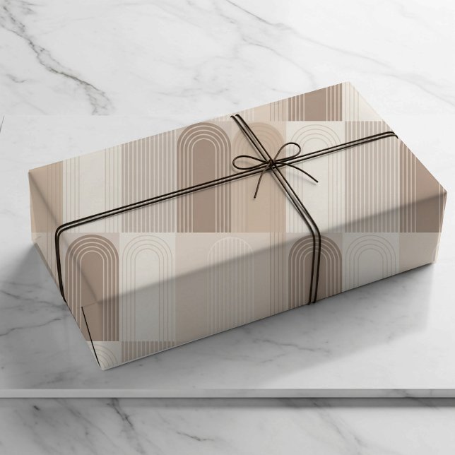 Neutral Arch Motifs Wrapping Paper (Creator Uploaded)