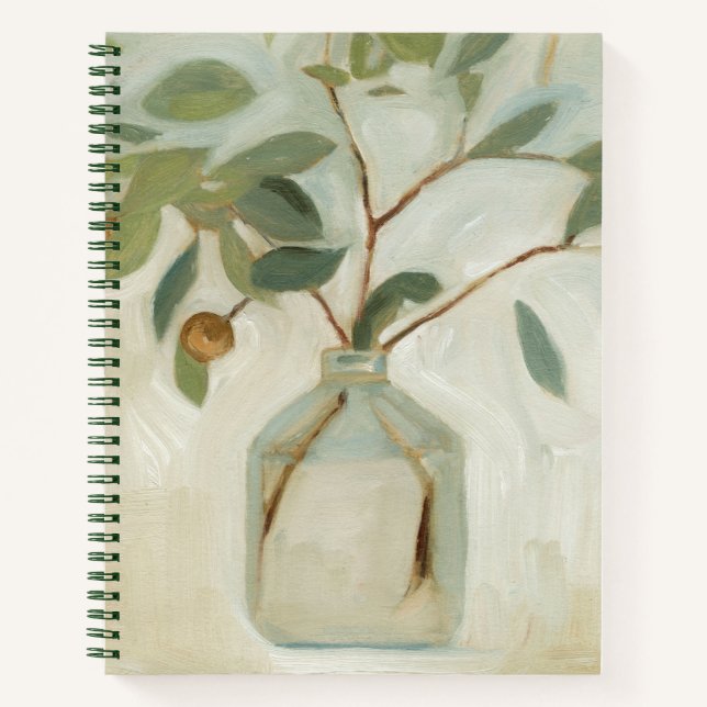Neutral Arrangement - Ivory Notebook (Front)