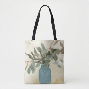 Neutral Arrangement - Stemmed Leaves Tote Bag