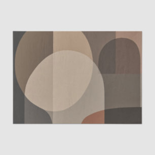 Neutral Assembly Warm Minimalist Design Tissue Paper