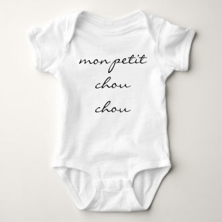 Neutral Baby Bodysuit "mon petit chou chou"