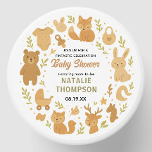 Neutral Baby Boy Shower | Cute Safari Animal