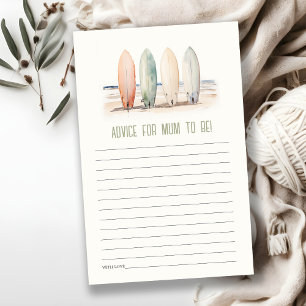 Neutral Baby On Board Surfboard Advice Baby Shower