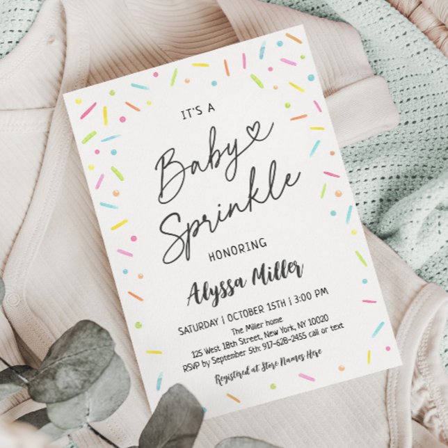 Neutral Baby Sprinkle Invitation (Creator Uploaded)