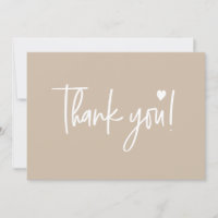 Neutral Beige Modern script Baby Shower Couple