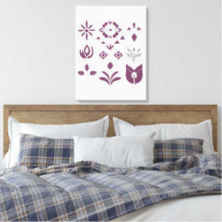 Neutral Bohemian Line Art | Canvas Home Accent