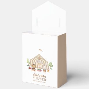 Neutral Boho Magical Safari Circus Baby Shower  Favour Box