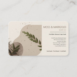 Neutral Botanical Soap Maker Business Card