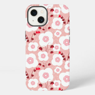 Neutral Botanicals - Poppies pink iPhone 13 Case