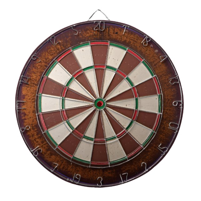 Neutral Brown Dartboard (Front)