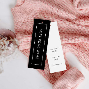 Neutral Business Clothing Logo Label Hang Tag