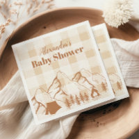 Neutral Camping Baby Shower