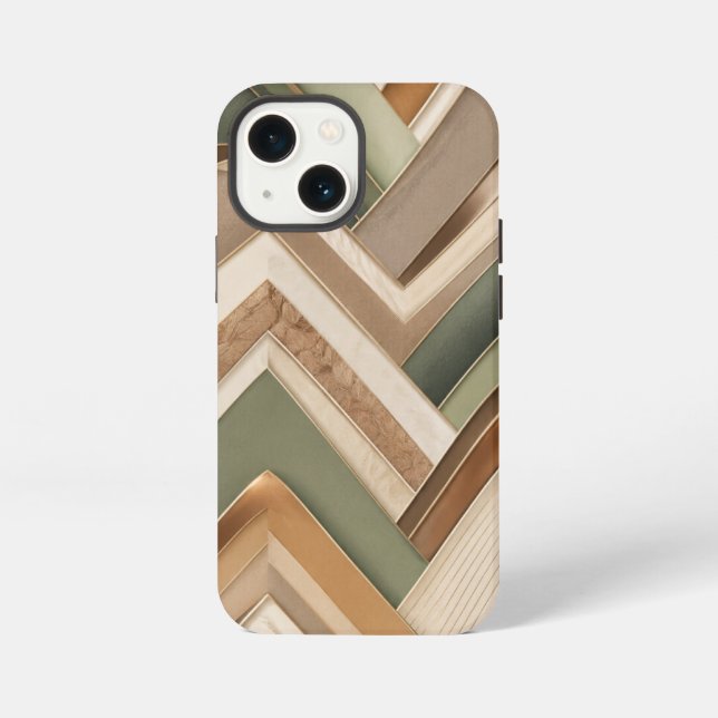 Neutral Chevron Layers Phone Case (Back)