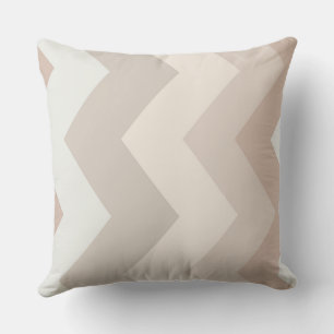 Neutral chevron Pattern Cushion