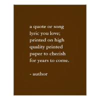 Neutral Custom Quote Print