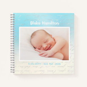 Neutral Cute Baby Keepsake 1st Year Memory Journal