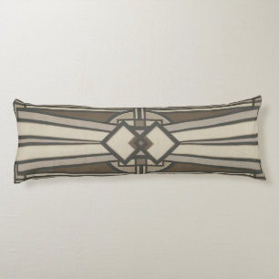 Neutral Deco Panel I Body Cushion