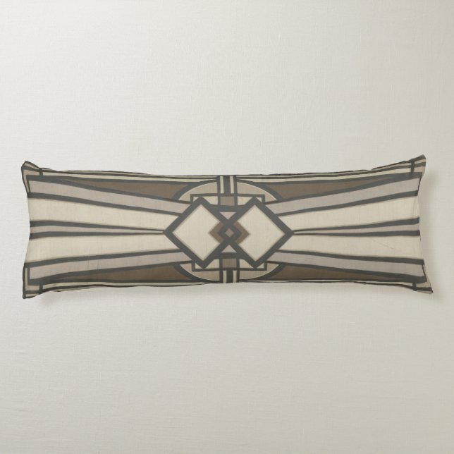 Neutral Deco Panel I Body Cushion (Back)