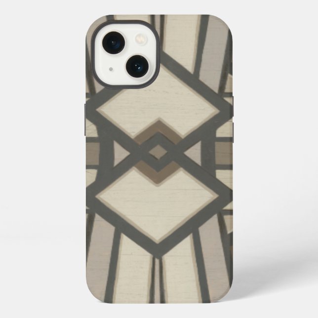 Neutral Deco Panel I iPhone Case (Back)