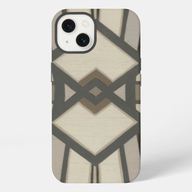 Neutral Deco Panel I iPhone Case (Back)