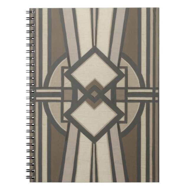 Neutral Deco Panel I Notebook (Front)