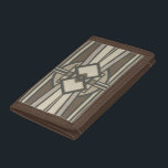 Neutral Deco Panel I Trifold Wallet<br><div class="desc">Patterns</div>