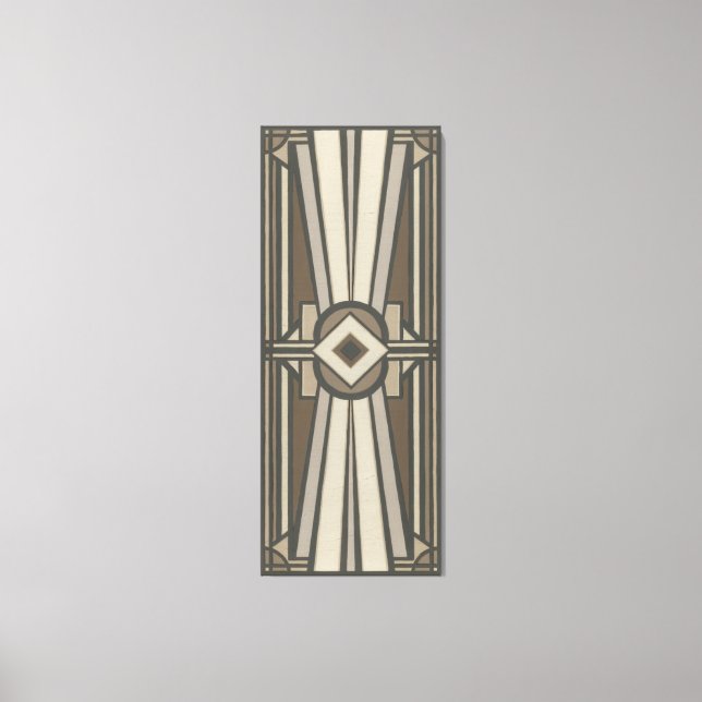 Neutral Deco Panel II Canvas Print (Front)