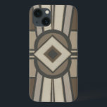 Neutral Deco Panel II iPhone 13 Case<br><div class="desc">Patterns</div>