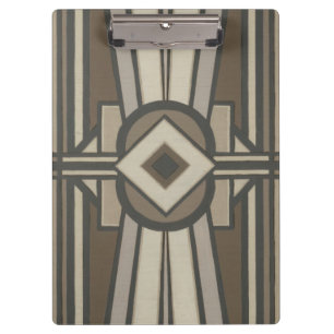 Neutral Deco Panel II Clipboard