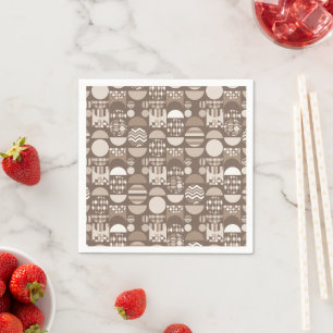 Neutral Earth Brown Nordic Scandinavian Napkin