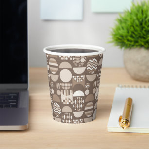 Neutral Earth Brown Nordic Scandinavian Paper Cups
