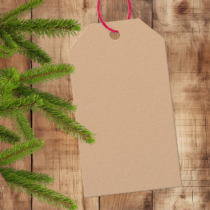Neutral Elegant Ivory Beige - Solid Gift Tags