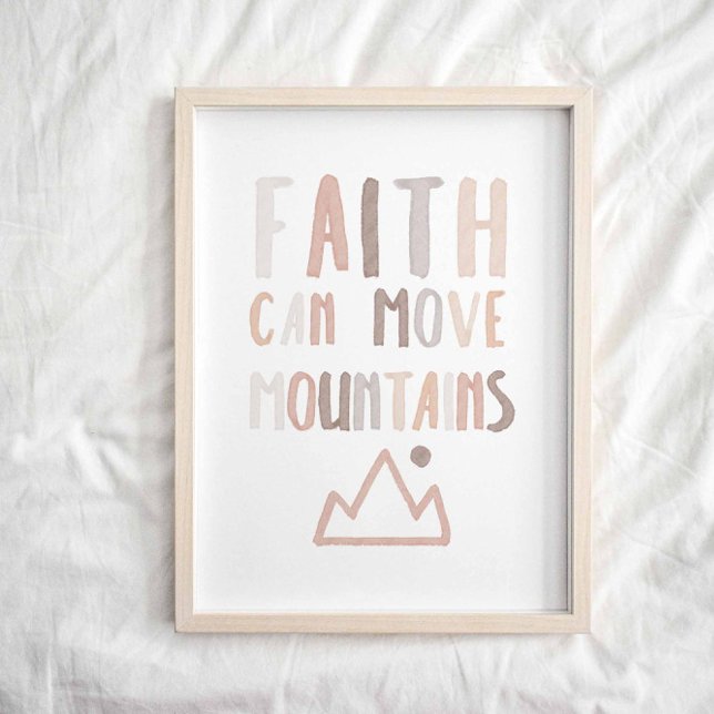 Neutral Faith can move your mountains poster (Creator Uploaded)